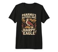 Panama's National Bird the Mighty Harpy Eagle Premium T-Shirt