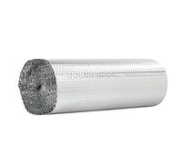 Panana 0.6m Wide Shed Log Double Aluminium Bubble Foil Insulation Loft Wall Home Wall Shed (0.6mx5m), Silver (0.6mx10m)