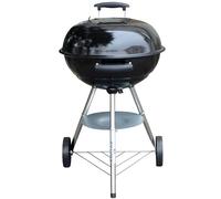 Panana 18 in Portable Kettle Charcoal BBQ Grill Outdoor Barbecue Picnic Party, Temperature Gauge, Wheels