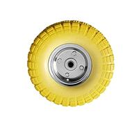 Panana 2x 10 Solid Rubber Tyre Puncture Proof Replacement Wheelbarrow Wheel for Garden Cart Barrow Trolley