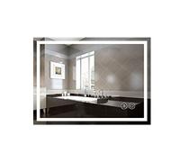 Panana 3 Colour Changing LED Light Illuminated Bathroom Mirror Wall Mounted with Demister Touch Sensor Switch,Rectangle 500mm x700mm