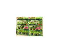 Panana 4-Tire Garden Greenhouse Staging Storage Shelving-Double Pack