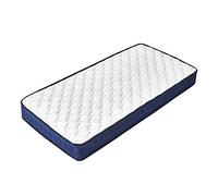 Panana 4FT6 Double Mattress, 135cm x 190cm x 20cm, Silver, Plush, Fabric, Foam, Hybrid, Pressure Relief