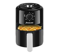 Panana Air Fryer Compact 2L Air Fryer 6 Preset Memus, Adjustable Temperature and Time, 800W, Non-stick Coating Plate, Space Saving Air Fryers For Quick Meals, Knob Control