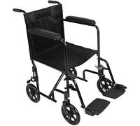 Panana All AID Lightweight Transit Comfortable Portable Folding Travel Wheelchair with Brakes
