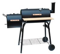 Panana Charcoal BBQ - Portable Barrel Barbecue with Warming Rack, Temperature Gauge, Wheels, Large Cooking Grill,Portable BBQ Use Anywhere In Your Garden (#4)