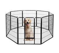Panana Dog Playpen Heavy Duty Dog Pet Puppy Pen Cat Rabbit Fence Foldable Indoor/Outdoor Enclosure Run Cage (8 Panel, 80 x 100cm)