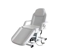 Panana Electric Massage Table Spa Tattoo Beauty Bed 3 Folding Therapy Treatment Table Electric Control Lifting (White)