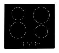 Panana Electric Radiant Domino Ceramic Hob, Built-in Touch Controls with Child Lock Timer, Fits for All Cookwares (Black, 4 Zone Ceramic Radiant Domino Hob)