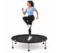 Panana Foldable Mini Trampoline for Adults, 48 Inch Fitness Rebounder for Home Workouts, Indoor Exercise Trampoline with 150kg Capacity, Compact Cardio Jumping Trainer for Small Spaces