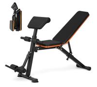 Panana Foldable Multi-Functional Gym Bench Adjustable Weight Bench Roman Chair Adjustable Situp Decline Flat Bench for Hyper Back Extension, Full-Body Workout