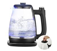Panana Glass Electrick Kettle 1.8L Kettle Fast Boil Water Boiler with LED Light, Auto Shut Off, Boil-Dry Protection, BPA Free