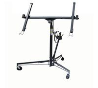 Panana Heavy Duty 11ft Plasterboard Lifter, Portable Drywall Lift with Wheels, 68kg Capacity Panel Hoist, Mobile Plasterboard Jack for Ceiling & Wall Panels (One-Person Operation)