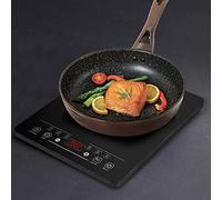 Panana Induction Hob, Induction Cooker Countertop Burner with Sensor Touch 2000 Watts, 9 Temperature Levels, 9 Power Levels, Timer, Child Safety Lock (Single Portable Table Top Hob)