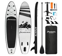 Panana Inflatable Stand Up Paddle Board 10ft SUP Board for Adults & Youth, Wide Stable Anti-Slip iSUP Kit with Paddle, Pump, Leash, Fin & Backpack for Surfing, Yoga, Fishing, All Water