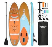 Panana Inflatable Stand Up Paddle Board 10'x30’’x6’’, Premium Surfing Board Kit for Youth & Adults, SUP with Adjustable Paddle Hand Pump Fin Leash Backpack