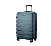 Panana Lightweight Hard Shell Suitcases Cabin Hold Luggage ABS Expandable Durable Trolley Travel Luggage with 4 Spinner Wheels TSA Lock, 3 Size for Choose (Teal, 20 Inch)