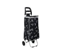 Panana Lightweight Shopping Trolley Luggage Bag 2 Wheels Hard Wearing Foldaway for Easy Storage 35Ltr (Fabric, 2wheels-HKST05BY)