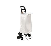 Panana Lightweight Shopping Trolley Luggage Bag 6 Wheels Hard Wearing Foldaway for Easy Storage 35Ltr (Fabric, 6wheels-HKST08GY)