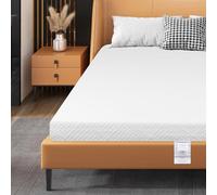Panana Luxury Single Mattress,Orthopaedic Support 3FT Gel Memory Foam with Breathable Soft Fabric,Medium Firm (White, Single)
