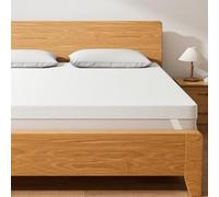 Panana Memory Foam Mattress Topper Small Double Bed,11cm Thick Orthopedic 4FT Mattress Topper for Back Pain Relief, Washable Cover with Elastic Straps, 120x190 (Small Double)