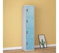 Panana Metal Storage Lockers Lockable Office File Cupboard Unit Racking Solutions School Staff Gym Changing Room Four Door