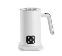 Panana Milk Frother Coffee Maker, 4 in 1 Automatic Frothing and Milk Steamer, Hot & Cold Milk Warmer, 350ml, Temperature Control Auto Shut-Off, for Coffee, Latte, Cappuccino, Chocolate (White)