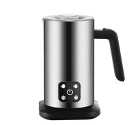 Panana Milk Frother Coffee Maker, 4 in 1 Automatic Frothing and Milk Steamer, Hot & Cold Milk Warmer, 350ml, Temperature Control Auto Shut-Off, for Coffee, Latte, Cappuccino, Chocolate (Silver)