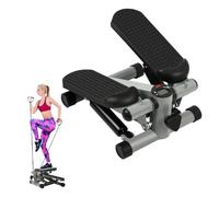 Panana Mini Stepper for Exercise, Low-Impact Stair Step Cardio Equipment with Resistance Bands, LCD Displaya, Anti -slip Foot Pedal, 330LBS Loading Capacity Home Workout