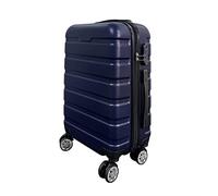 Panana Modern Design Travel Case Hard Shell Cabin Suitcase Set 4 Wheels Luggage Trolley Case Lightweight with TSA Lock(Blue-28INCH)
