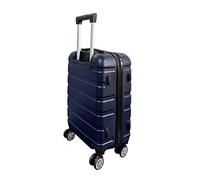Panana Modern Design Travel Case Hard Shell Cabin Suitcase Set 4 Wheels Luggage Trolley Case Lightweight with TSA Lock(Blue-20INCH)