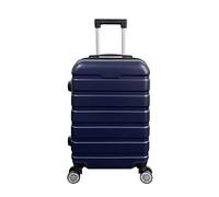 Panana Modern Design Travel Case Hard Shell Cabin Suitcase Set 4 Wheels Luggage Trolley Case Lightweight with TSA Lock(Blue-24INCH)
