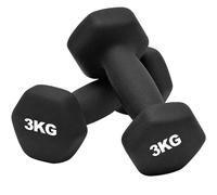 Panana Neoprene Dumbbell Weights Pair Sweat Resistant Dumbbell Set 1KG 2KG 3KG 4KG 5KG Dumbbell Hand Weight for Home Exercise, 3KG