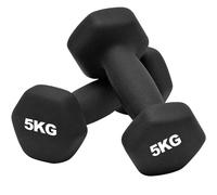Panana Neoprene Dumbbell Weights Pair Sweat Resistant Dumbbell Set 1KG 2KG 3KG 4KG 5KG Dumbbell Hand Weight for Home Exercise, 5KG