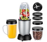 Panana Personal Drink Mixer Blender, Portable Blender for-Smoothies 18 Oz, Shakes, Food Prep, and Frozen Blending, Includes Blending Blade, Drink Lids and Extra 2 Cups