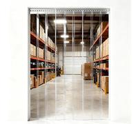 Panana PVC Strip Curtain Kit - Chiller/personnel Door Application - (w) X (h), 200mm X 100mm