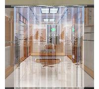 Panana PVC Strip Curtain Pedestrian Door Strip Kit Ideal for Sub Zero Coldstore Chiller Freezer room 1.5m x 2m