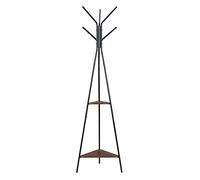 Panana Reinforce Coat Rack Tree Coat Stand Hall Bedroom Hanger Clothes Rails Storage Hooks Shelf