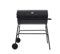 Panana Round Barrel Oil Drum BBQ Barbecue Steel Charcoal Grill Outdoor Patio Garden