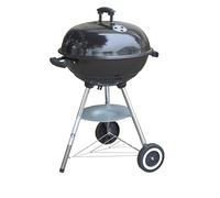 Panana Round Charcoal BBQ - Portable Barrel Barbecue with Warming Rack, Temperature Gauge, Wheels, Large Cooking Grill,Portable BBQ Use Anywhere In Your Garden (#7)