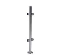 Panana Stainless Steel Balustrade Posts Grade 304 with Glass Clamps Rubbers & End Caps Landing Staircase Various Options (Mid Post 900mm)