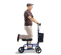 Panana Steerable Knee Walker,Adjustable Folding Steerable Scooter with Dual Brake for Foot Leg Injuries