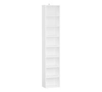 Panana Wooden Cube Bookcase - 2/3/4/5/6 Tier Display Unit Tall Narrow