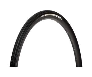 PANARACER Gravelking Bicycle Semi Slick Plus 700 x 43c Folding Tyre Black/Black
