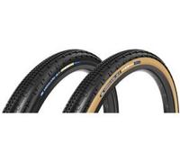 Panaracer Gravelking SK Plus TLR Tubeless Ready Folding Tyre - ZSG Gravel Compound -Puncture Resistant - Beadlock Technology - 120Tpi TuffTex+ Double Layer Casing - Gravel Cycling Tyre