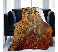 PanaRL Blanket Brown Rust Colorful Metal Rusty Warm Flannel Fleece Plush Soft Sofa Throw Blanket As Bed Cover/Bed Sheets 150 X 200 cm