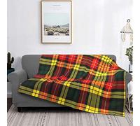 PanaRL Blanket Buchanan Tartan Warm Flannel Fleece Plush Soft Sofa Throw Blanket As Bed Cover/Bed Sheets 125 X 150 cm
