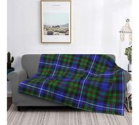 PanaRL Blanket Robertson Hunting Tartan Warm Flannel Fleece Plush Soft Sofa Throw Blanket As Bed Cover/Bed Sheets 125 X 150 cm