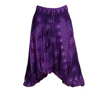 PANASIAM Aladdin Pants Peacock Eye - Goa Pants, Sarouel Pants, Hippie Boho Pants