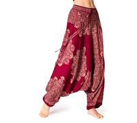 PANASIAM Aladin Pants, AeOrnament V2-bordeux red XL
